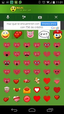 Emoji Emoticons WhatsApp android App screenshot 1